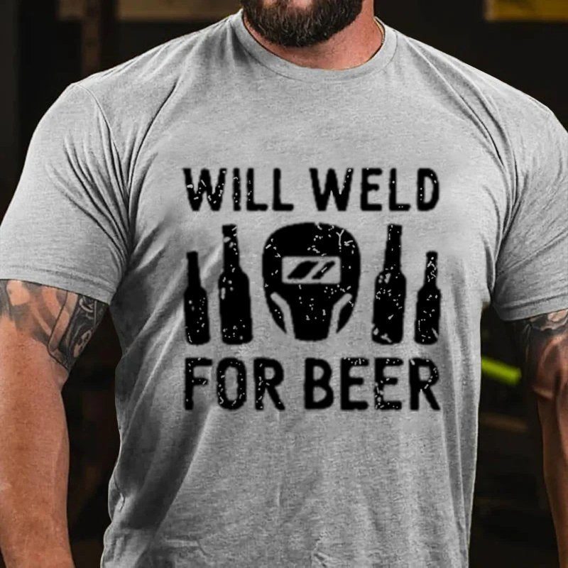 Will Weld For Beer T-Shirt