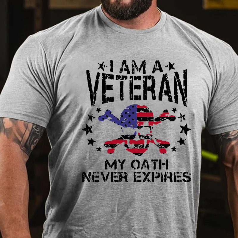 I Am A Veteran My Oath Never Expires T-shirt