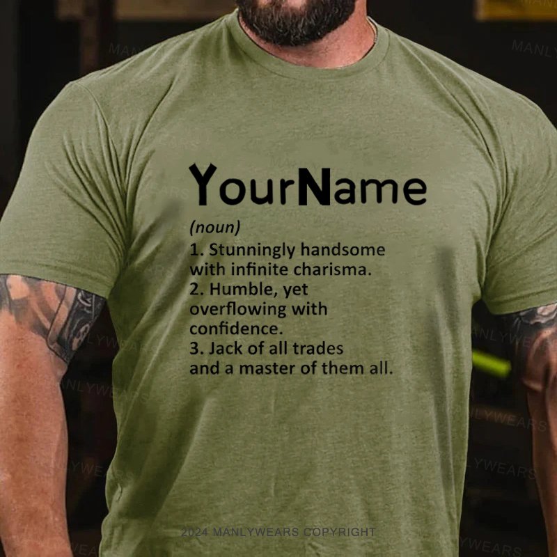 Personalized Name Short Sleeve T-Shirt