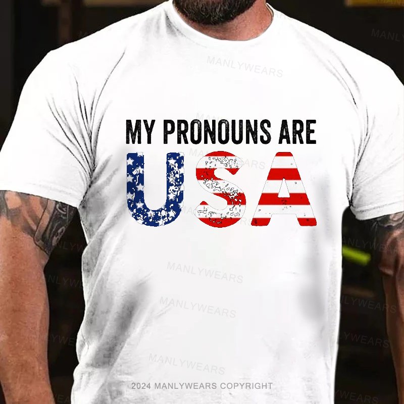 My Pronouns Are USA T-Shirt