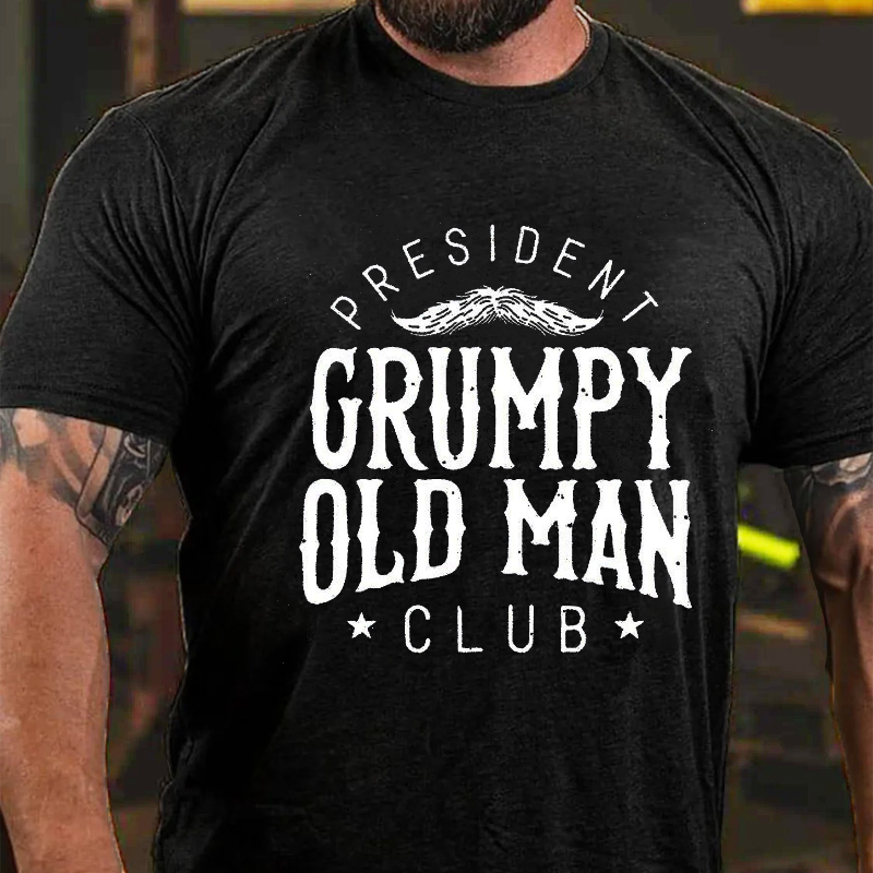 PRESIDENT GRUMPY OLD MAN CLUB T-shirt