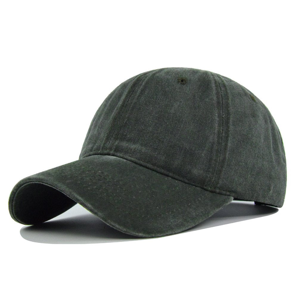 Solid Color Washed Baseball Cap