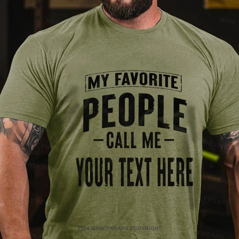 Personalized Cotton Short Sleeve T-Shirt