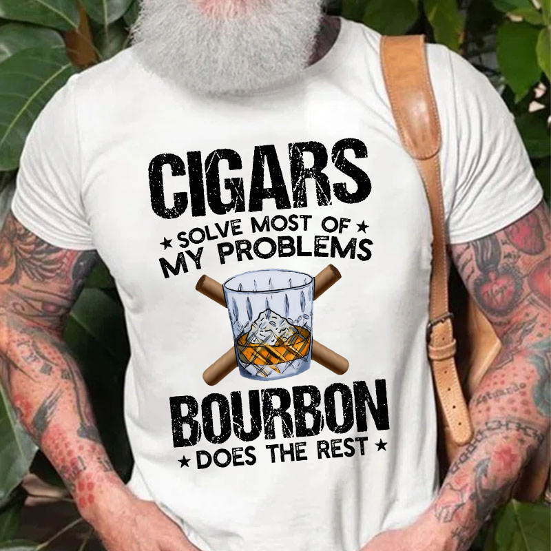 Cigars Solve Most Of My Problems T-shirt