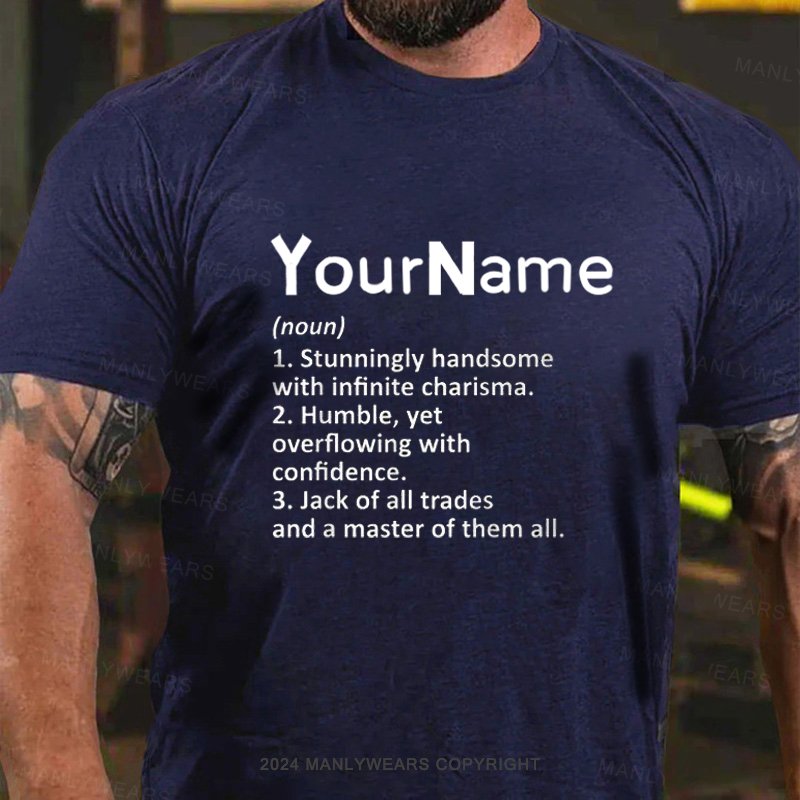 Personalized Name Short Sleeve T-Shirt