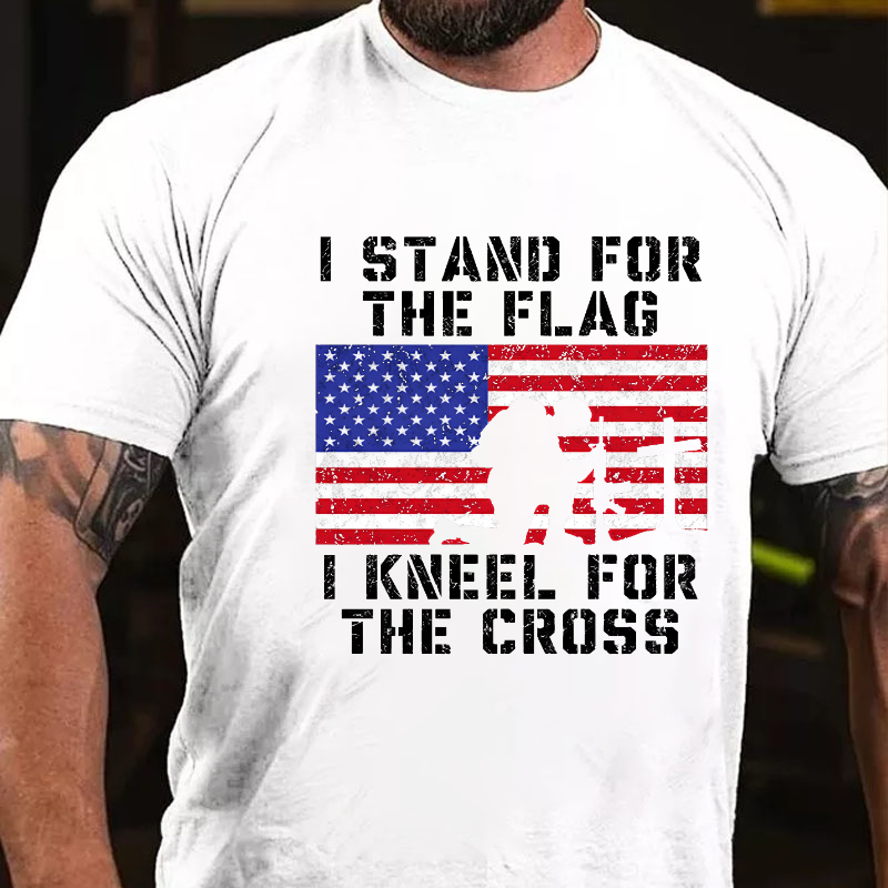 I Stand For The Flag I Kneel For The Cross T-shirt