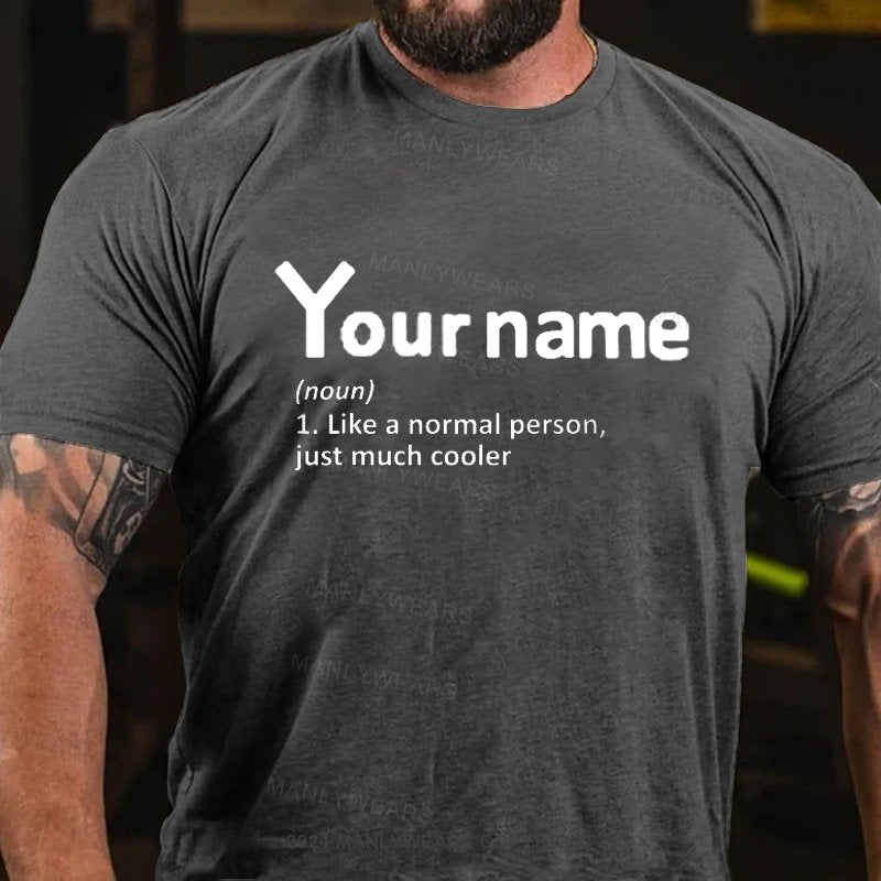 Personalized Name Short Sleeve T-Shirt