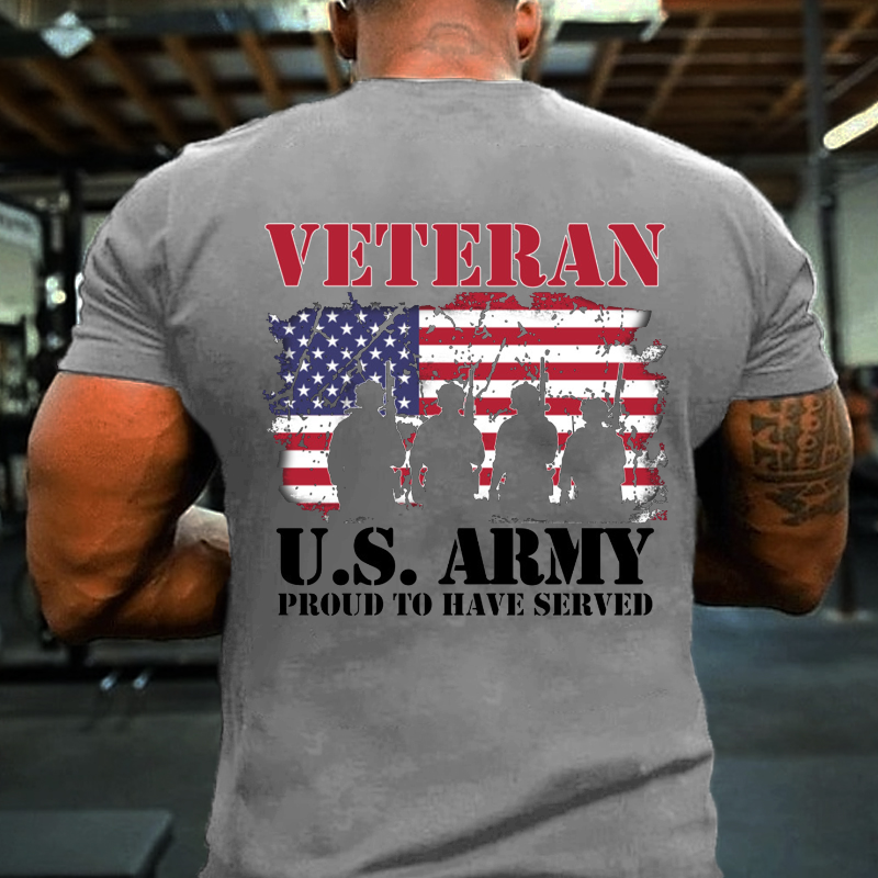 Veteran U.S. Army Proud To Have Served T-shirt