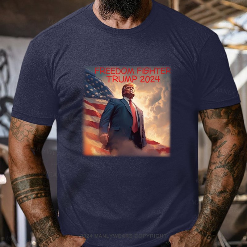 Freedom Fighter Trump Short Sleeve T-Shirt