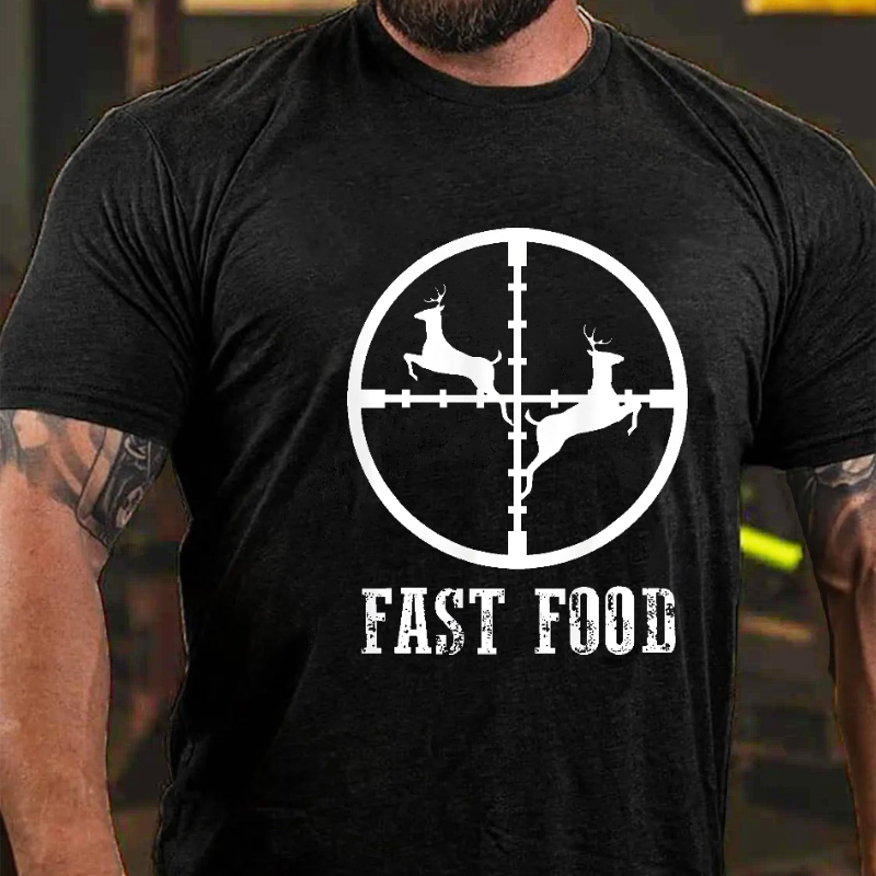 Fast Food Deer Hunting Gift T-shirt