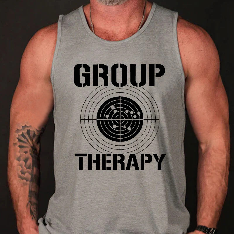 Group Therapy Print Men's Tank Top