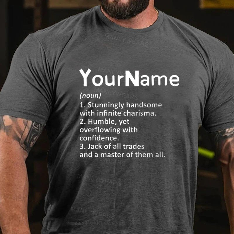 Personalized Name Short Sleeve T-Shirt