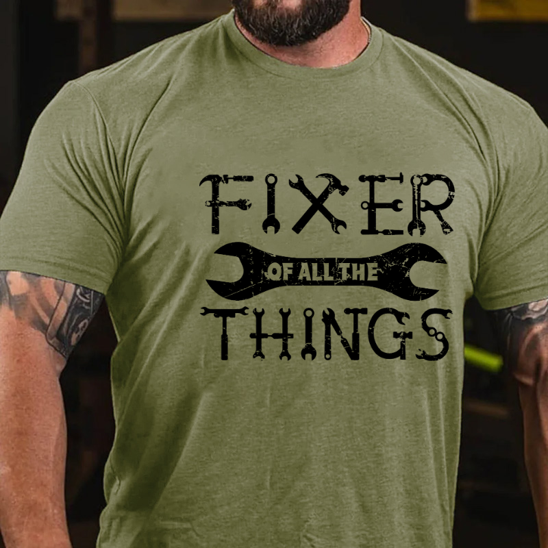 Fixer Of All The Things Funny Mechainc Men's T-shirt