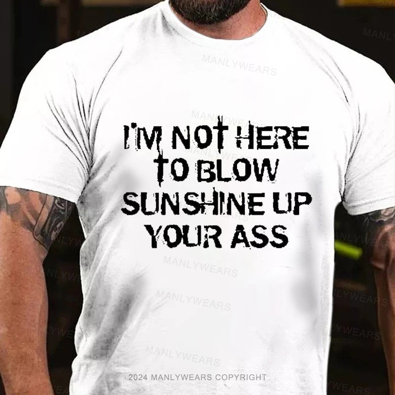 I'm Not Here To Blow Sunshine Up Your Ass T-Shirt