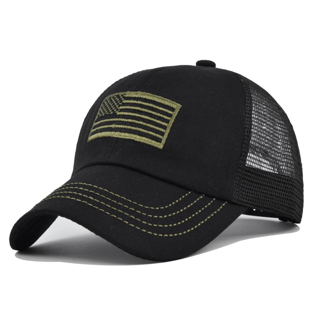 American flag camouflage Trucker Cap