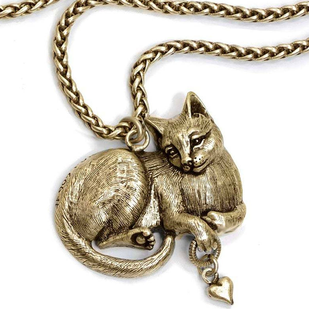 Vintage Cat Chain Necklaces