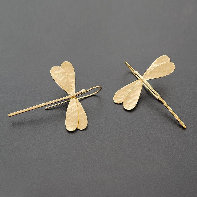 Dragonfly Long Earrings