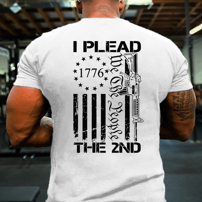 I Plead The 2nd Amendment We The People AR15 Pro Gun T-shirt