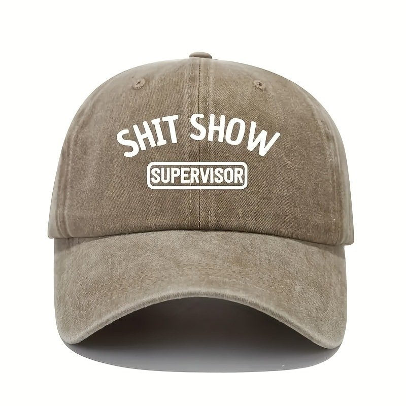 Shit Show Supervisor Funny Baseball Cap