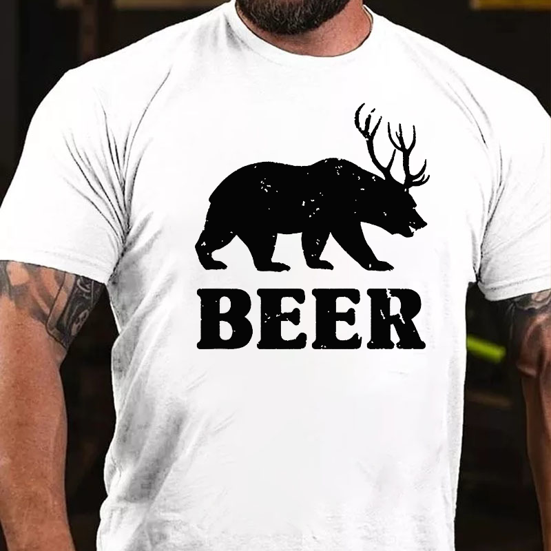 Bear Deer Funny T-shirt