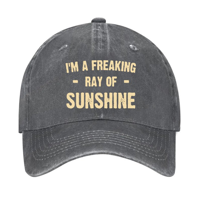 I'm A Freaking Ray Of Sunshine Hat