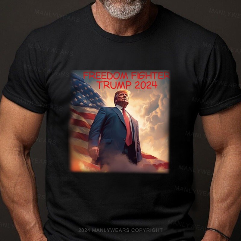 Freedom Fighter Trump Short Sleeve T-Shirt