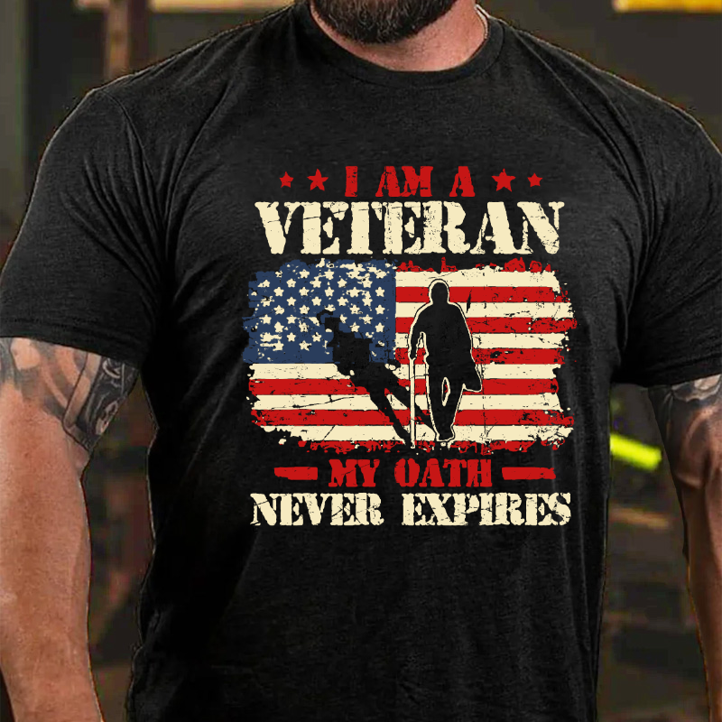 I'm A Veteran My Oath Never Expires T-shirt
