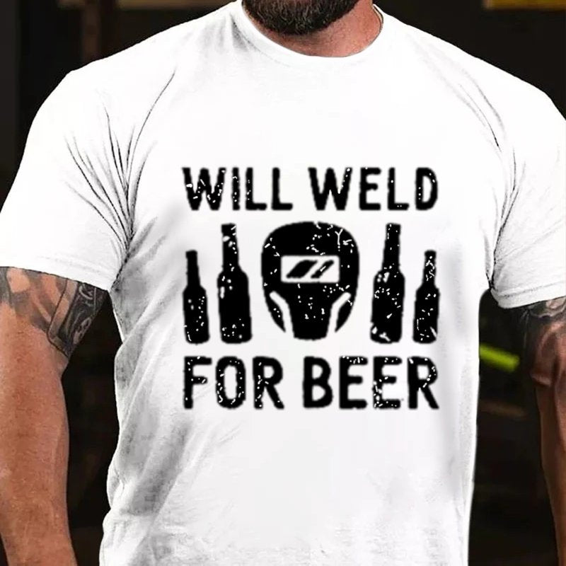 Will Weld For Beer T-Shirt