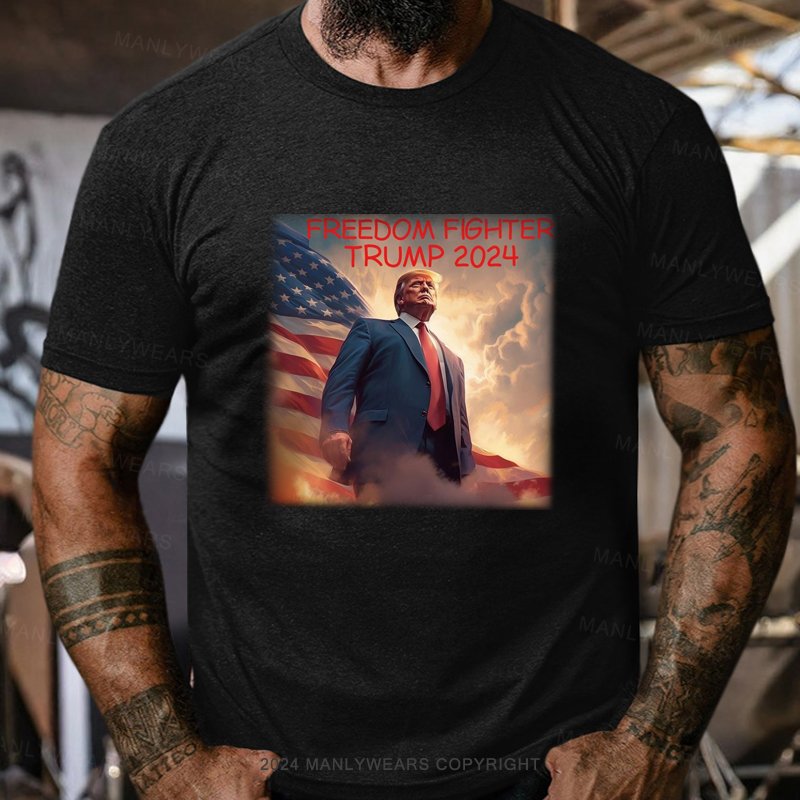 Freedom Fighter Trump Short Sleeve T-Shirt