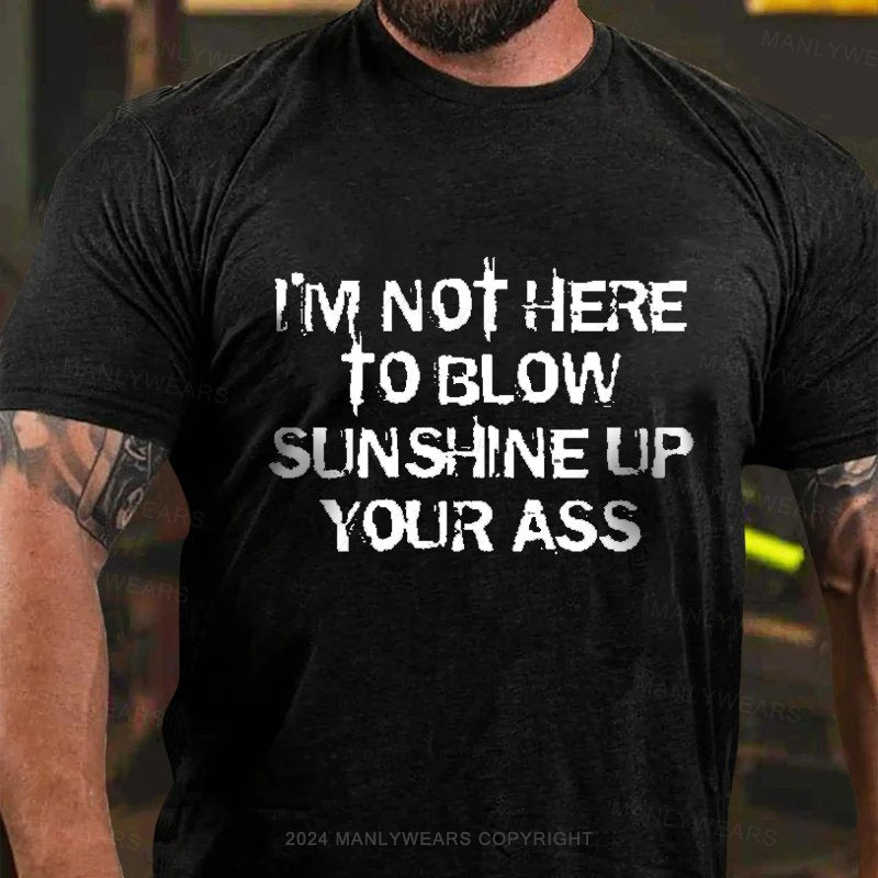 I'm Not Here To Blow Sunshine Up Your Ass T-Shirt