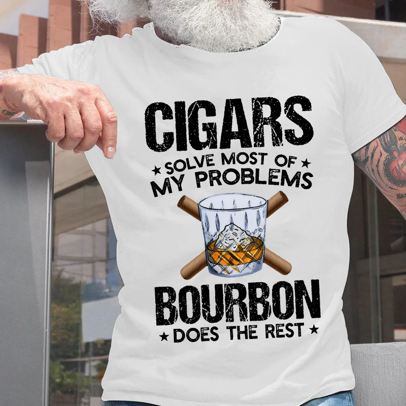 Cigars Solve Most Of My Problems T-shirt