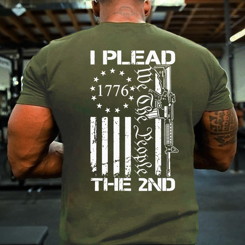 I Plead The 2nd Amendment We The People AR15 Pro Gun T-shirt