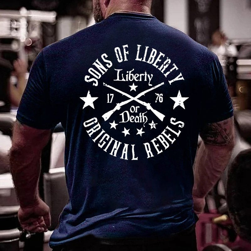 Sons Of Liberty Original Rebels Liberty Or Death 1776 T-shirt