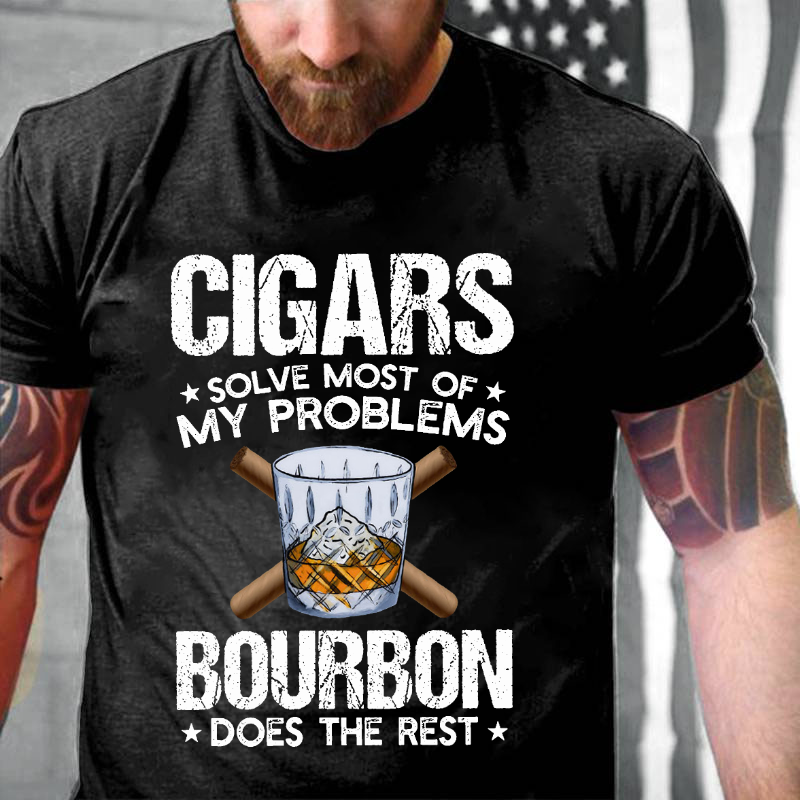 Cigars Solve Most Of My Problems T-shirt