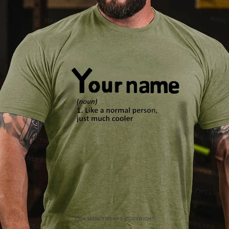 Personalized Name Short Sleeve T-Shirt