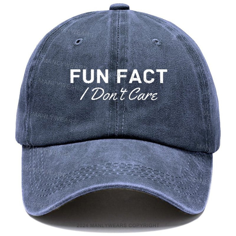 Fun Facti Don't Care Cap