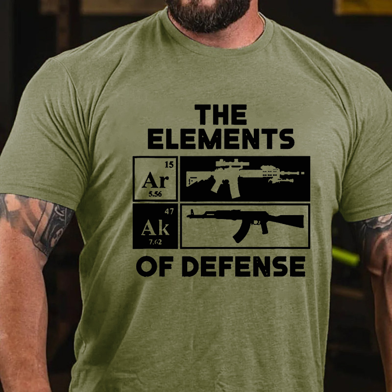 AR15 AK47 Elements of Defense T-shirt
