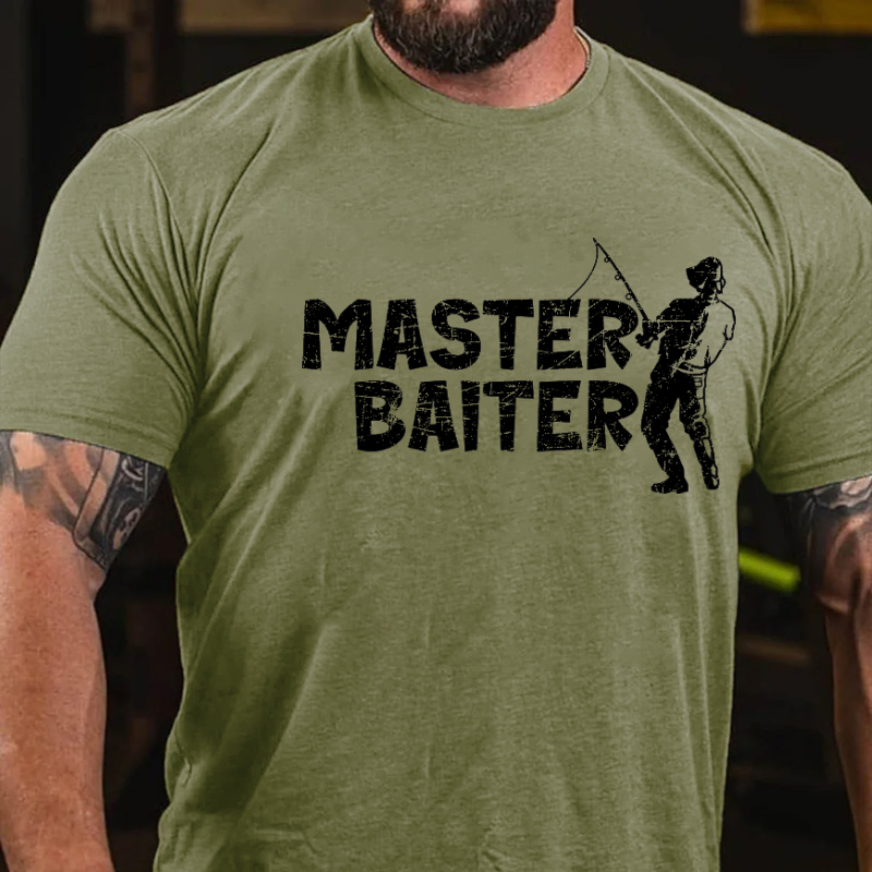 Master Baiter Fishing Funny Men's T-shirt