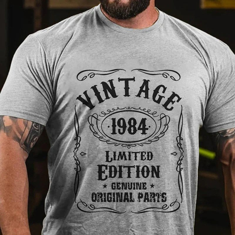 Vint Age 1984  Limited  Edition  Genuine  Original Parts T-Shirt