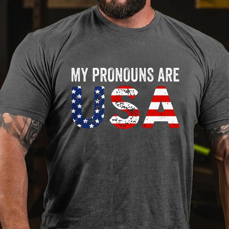 My Pronouns Are USA T-Shirt