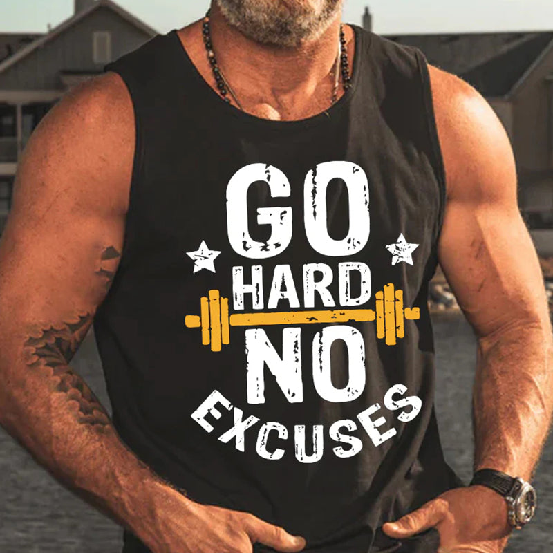 Go Hard No Excuses Tank Top